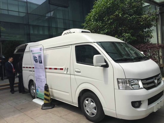 临沂动态     会议期间,福田商务汽车带来了图雅诺短轴冷藏车和风景g7